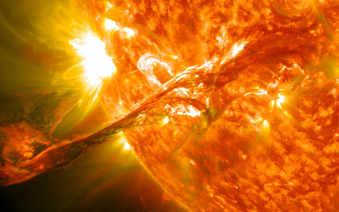 The Sun filmed in 4K HD by NASA